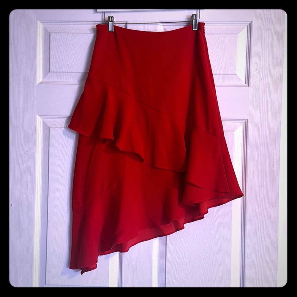 Cherry Red Angle Skirt